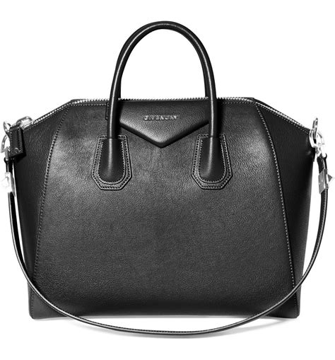 authentic givenchy antigona black sugar leather|givenchy medium antigona.